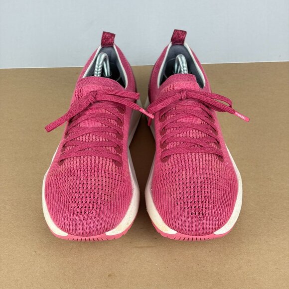 Allbirds Tree Flyer Athletic Running Shoes Womens 9 Pink White Low Top Lace Up - Picture 2 of 12